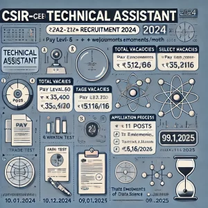 CSIR-CEERI Technical Assistant Recruitment 2024